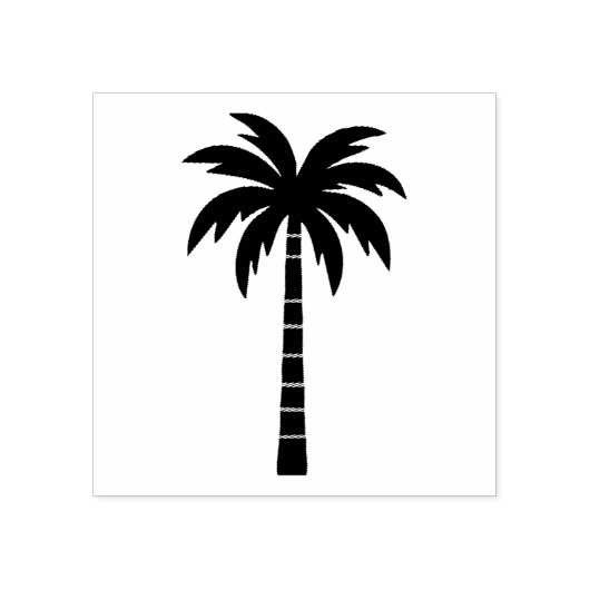 Palm Tree Gummistempel (Prägung)
