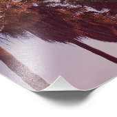 Palm Tree Heart Photo Fotodruck (Ecke)