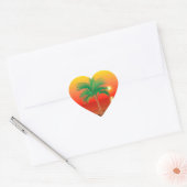 Palm Tree Heart Sticker (Umschlag)