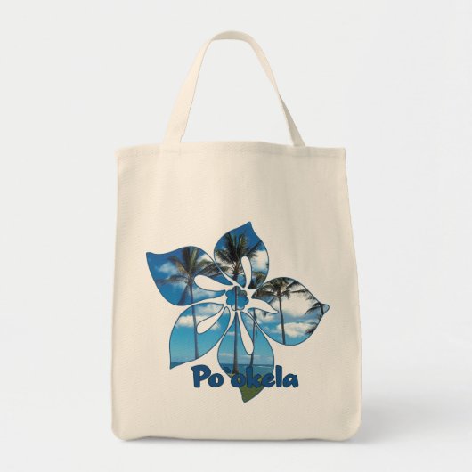 "Palm Tree Hibisken" Tasche (Vorne)