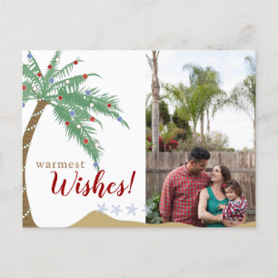 Palm Tree Holiday Foto Postkarte