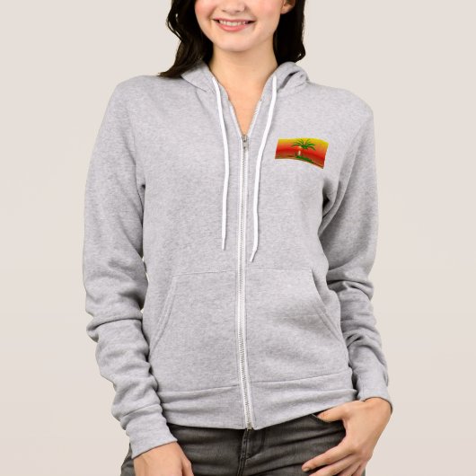 Palm Tree Hoodie (Vorderseite)