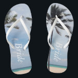 Palm Tree I Wedding Flip Flops Bride Beach Sandals Badesandalen<br><div class="desc">Palm Tree I Wedding Flip Flops Bride Beach Sandalen mit Personalisiertem Ziel</div>