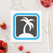 Palm Tree Icon Serviette (Beispiel)