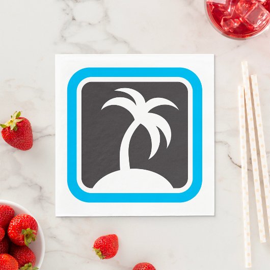 Palm Tree Icon Serviette