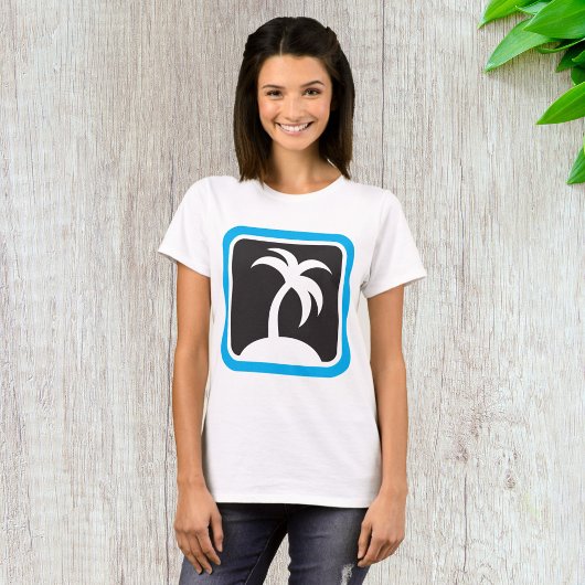 Palm Tree Icon T-Shirt