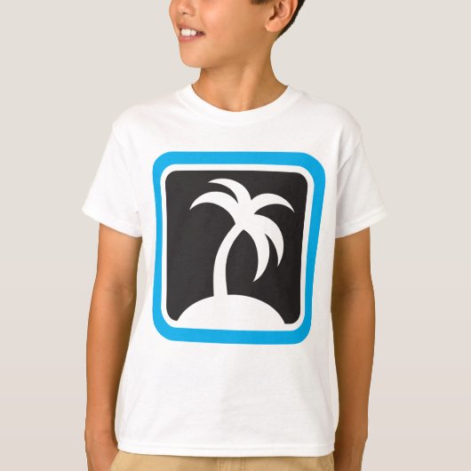 Palm Tree Icon T-Shirt (Vorderseite)