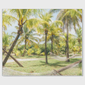 Palm tree in the morning geschenkpapier (Flach)