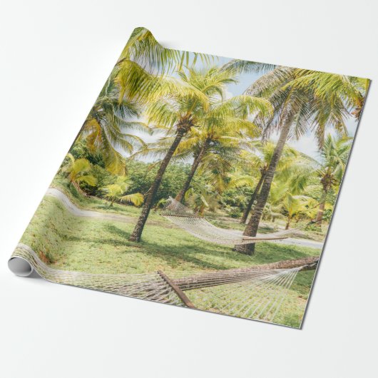 Palm tree in the morning geschenkpapier (Ungerollt)