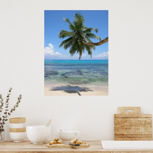 Palm Tree Island Poster (Küche)