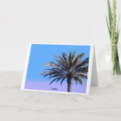 Palm Tree Karte (Rückseite)