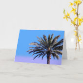 Palm Tree Karte (Gelbe Blume)