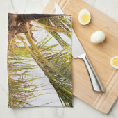 Palm Tree Kitchen Handtücher (Viertel Falte)
