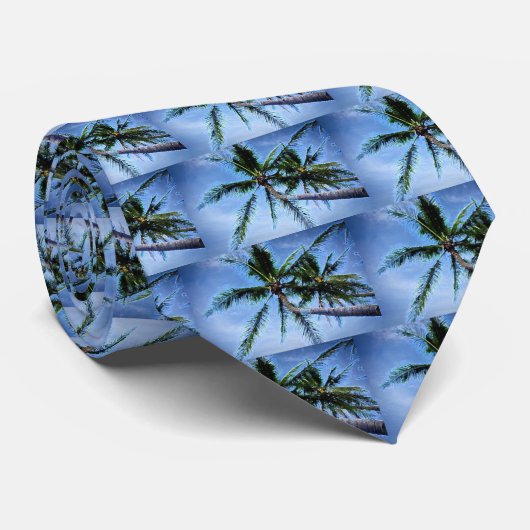 Palm Tree Krawatte (Gerollt)