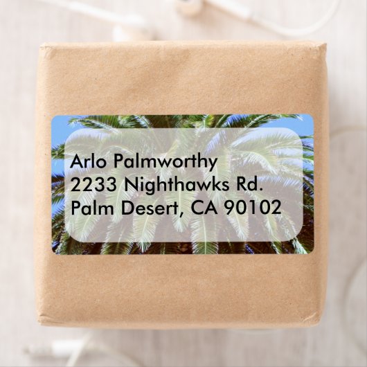 Palm Tree Label (Insitu)