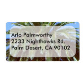 Palm Tree Label (Vorne)