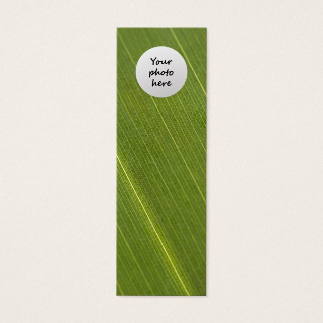 Palm Tree Leaf Custom Lesezeichen (Vorderseite)