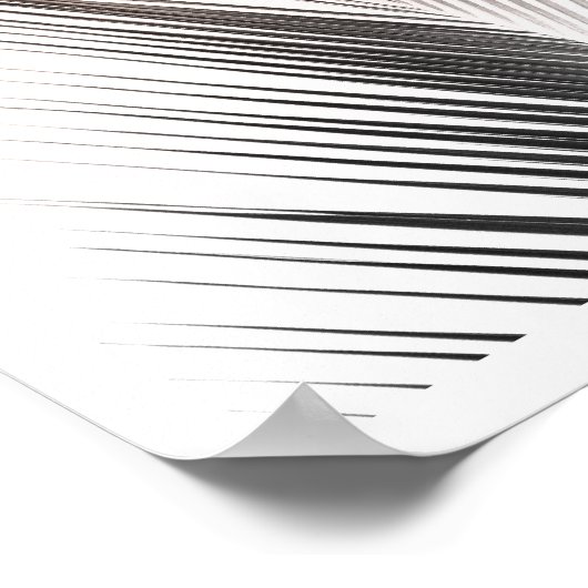 Palm Tree Leaf Poster | Rosa 8x10 (Ecke)