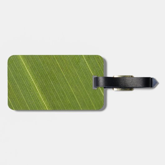 Palm Tree Leaf Tag für Gepäck Gepäckanhänger (Rückseite horizontal)