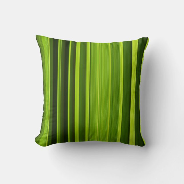 Palm Tree Leaf Textur Kissen (Vorderseite)