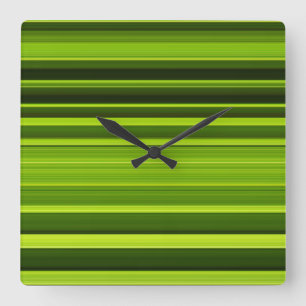 Palm Tree Leaf Textur Quadratische Wanduhr