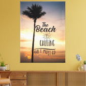 Palm Tree Leinwanddruck (Insitu (Wohnzimmer))