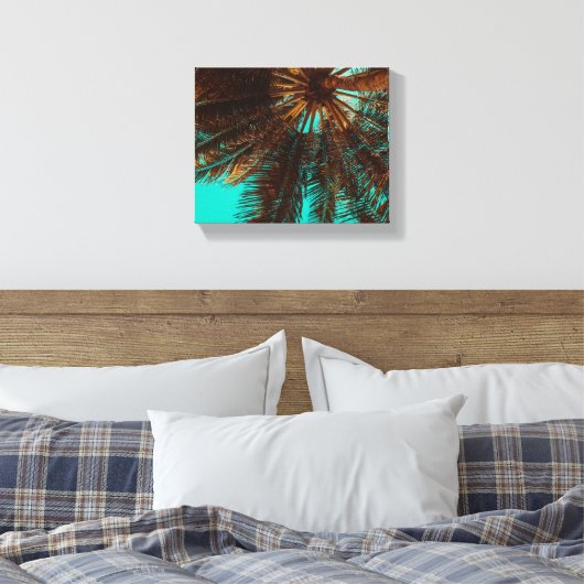 Palm Tree Leinwanddruck (Insitu (Schlafzimmer))
