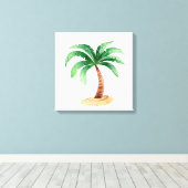Palm Tree Leinwanddruck (Insitu (Holzboden))