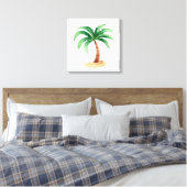 Palm Tree Leinwanddruck (Insitu (Schlafzimmer))