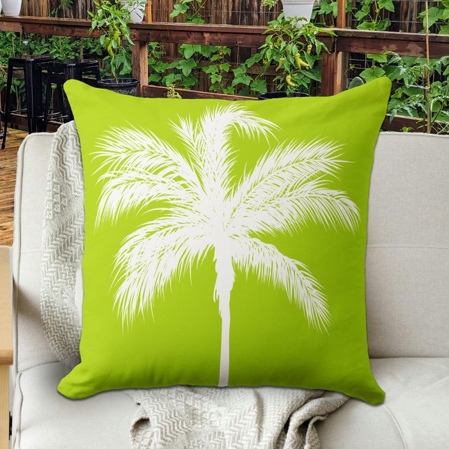 Palm Tree Limon Kissen Für Draußen (Von Creator hochgeladen)