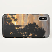 Palm Tree Los Angeles Sunset iPhone Case (Rückseite (Horizontal))