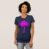 Palm Tree - magenta T-Shirt (Vorne ganz)