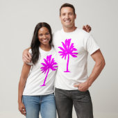 Palm Tree - magenta T-Shirt (Unisex)
