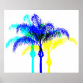 Palm Tree Miami Style Art Poster (Vorne)