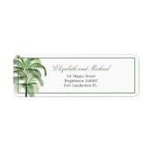 Palm Tree Modern Elegante Grün (Vorne)
