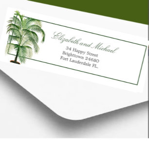 Palm Tree Modern Elegante Grün