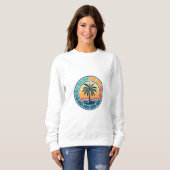 Palm Tree Motif Sweatshirt (Vorne ganz)