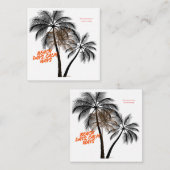 Palm Tree Motivation Art – Fully Customizable Begleitkarte (Vorne/Hinten)
