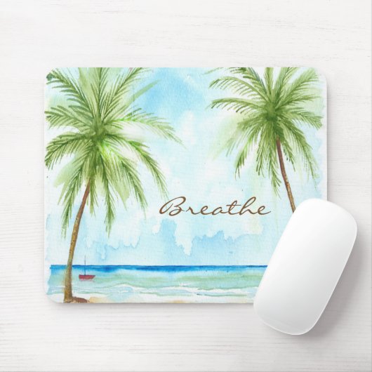 Palm Tree Mouse Pad Mousepad (Mit Mouse)