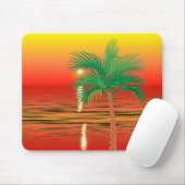 Palm Tree Mouse Pad Mousepad (Mit Mouse)