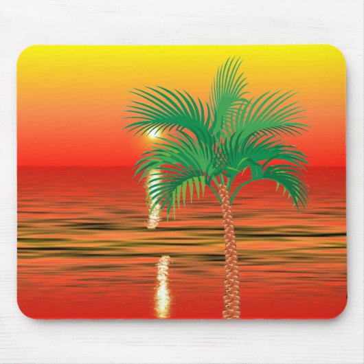 Palm Tree Mouse Pad Mousepad (Vorne)