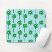 Palm Tree Muster auf blau Mousepad (Mit Mouse)