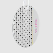 Palm Tree Muster Lage Reisen Strand Küste Ornament (Vorderseite)