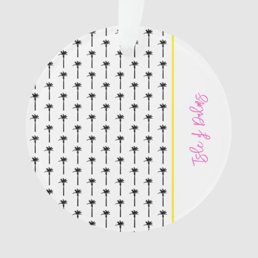 Palm Tree Muster Lage Reisen Strand Küste Ornament (Vorderseite)