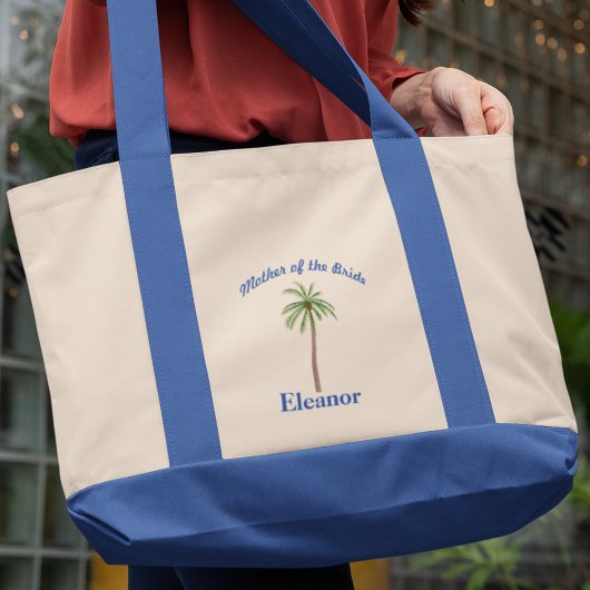 Palm Tree Mutter der Bride Tote Tag Tragetasche