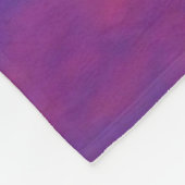 Palm Tree N Lila Sunset Fleece Blanket (Ecke)