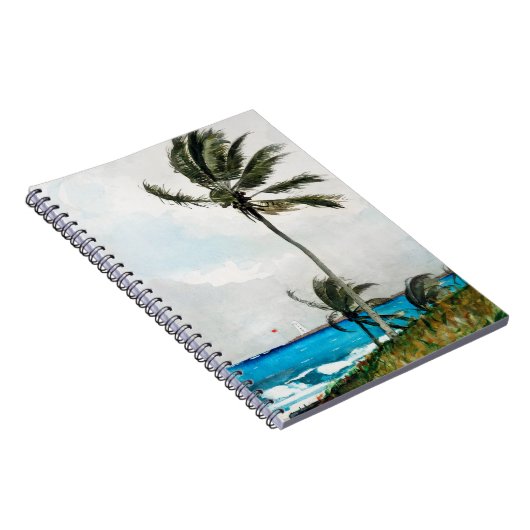 Palm Tree, Nassau (1898) von Winslow Homer Notizblock (Rechte Seite)