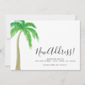 Palm Tree New Address Moving  Ankündigung (Vorderseite)