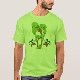 Palm Tree Niedlich Art Beach Lifestyle Spaß T-Shirt