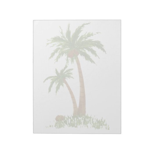 Palm Tree Notepad 11X8.5" Notizblock (Rotiert)